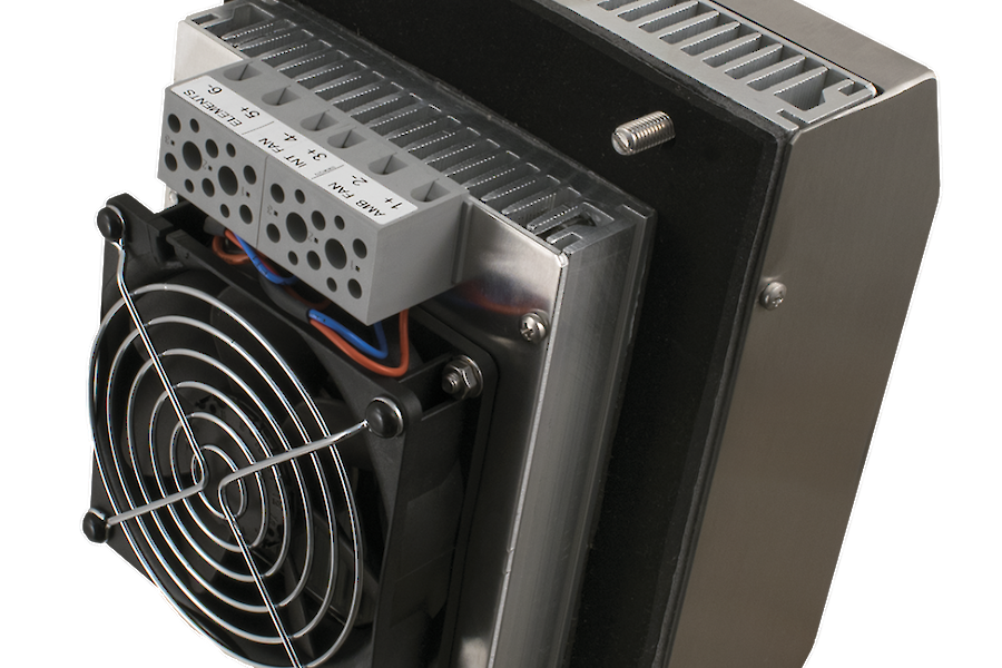 Enclosure side of 50 W thermoelectric cooling unit